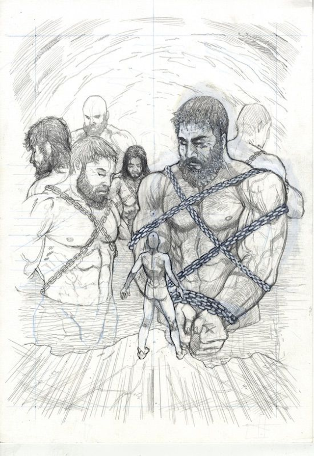 Divina commedia - inferno - pencil