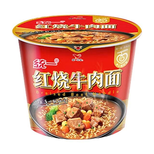 Unif Bowl Instant Noodle Artificial Roasted Beef