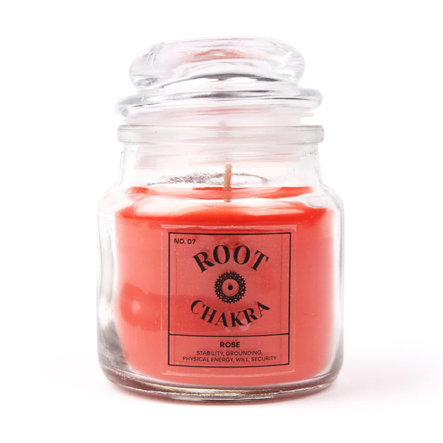 Root Chakra Soy Wax Candle (Rose)