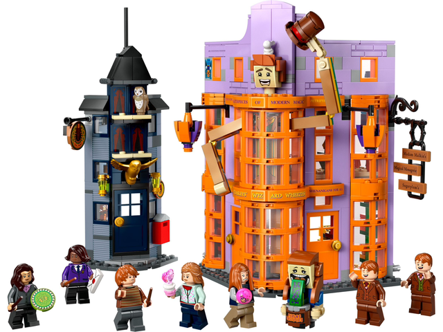 LEGO® Harry Potter 76422 Winkelgasse™: Weasleys Zauberhafte Zauberscherze