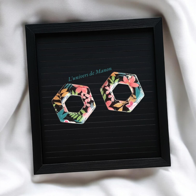 2 Pampilles  (créoles interchangeables) 