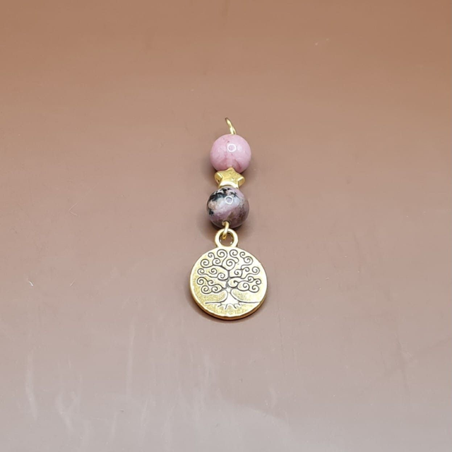 Pendentif Rhodonite