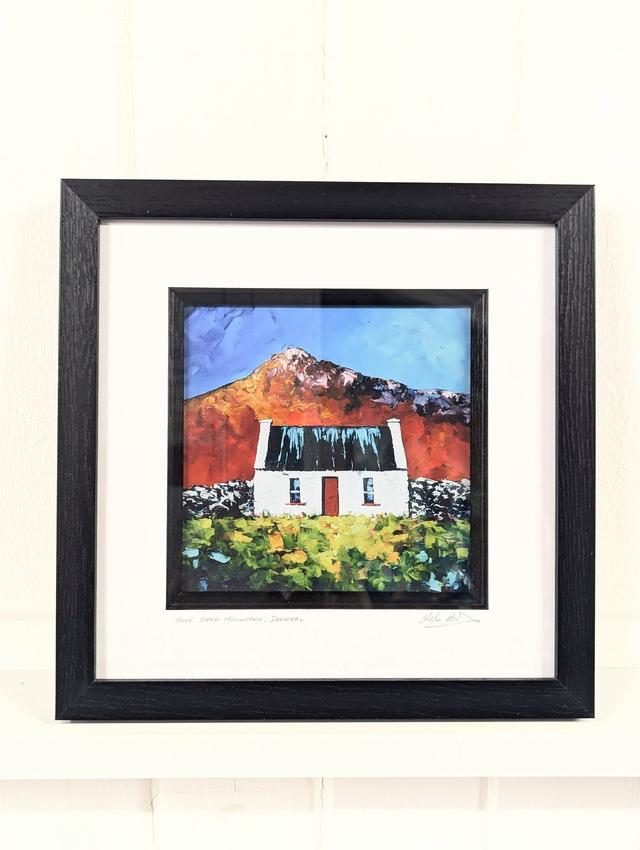 Summer Cottage Donegal, Framed Print