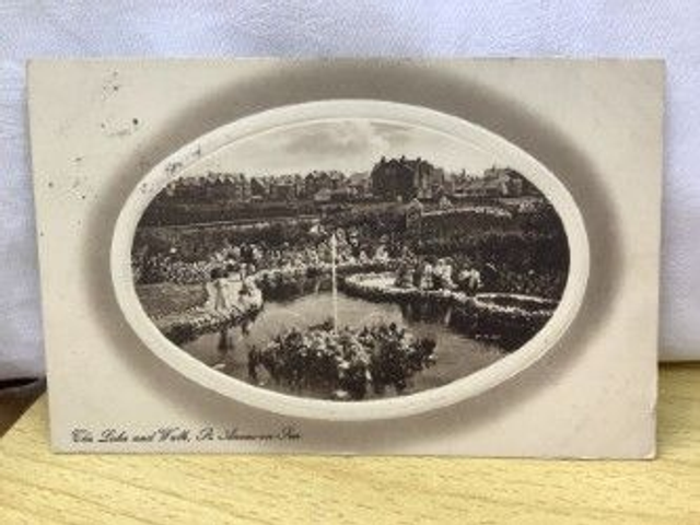 The Lake and Walk, St. Annes-on-Sea, Lancashire, Posted 1912 Raphael Tuck & Sons Antique Postcard Our Ref No. R545 £2.50