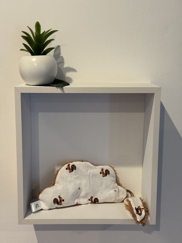 Doudou Nuage écureuil/marron ☁️