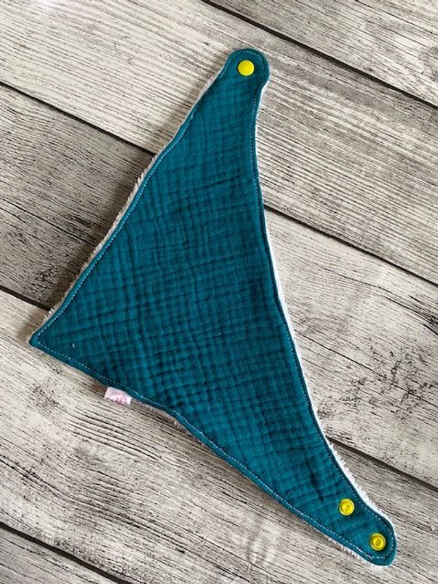 Bavoir bandana - Turquoise