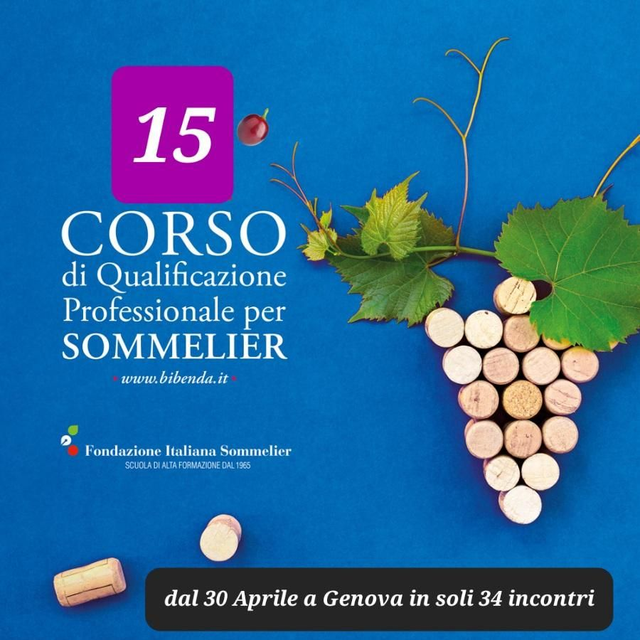 15° Corso Sommelier Genova Rata Unica