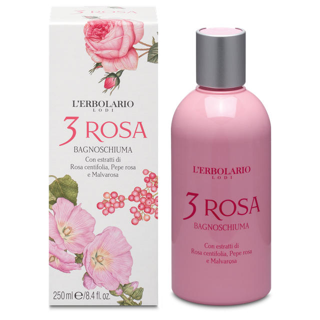 3 Rosa Bagnoschiuma