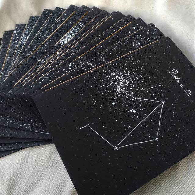 Carnet Constellation A5 (Signes astrologiques/étoiles)