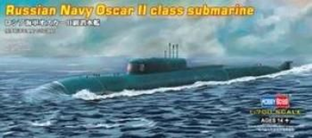 hobbyboss 1/700 russian oscar 11 class sub 