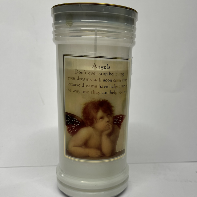 Angel Glass Tube Candle