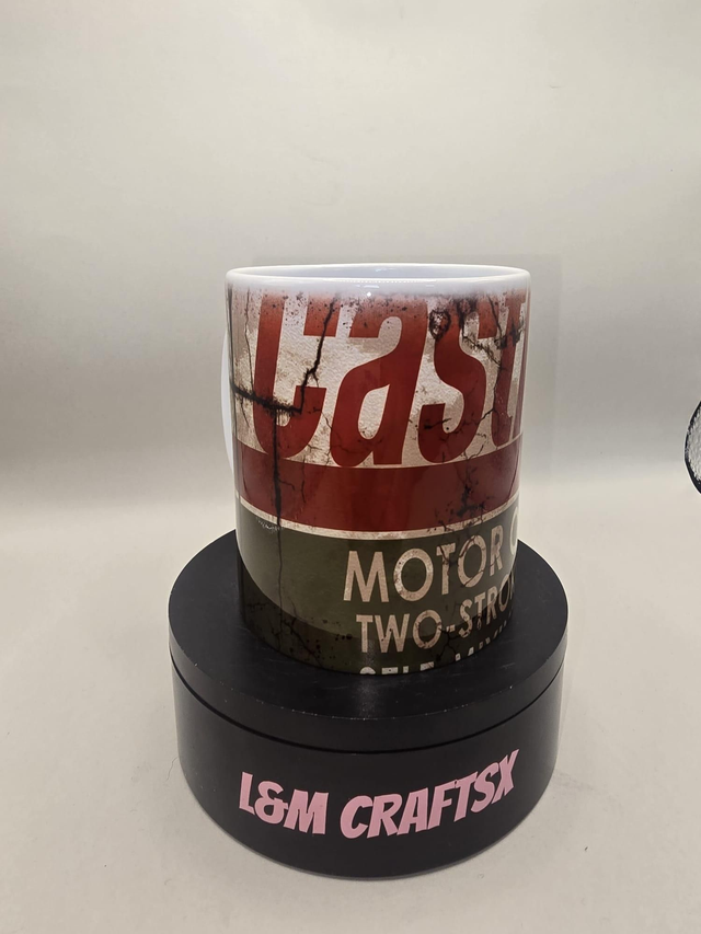 Castrol Motor Oil Mug – Vintage Garage Style Coffee Cup