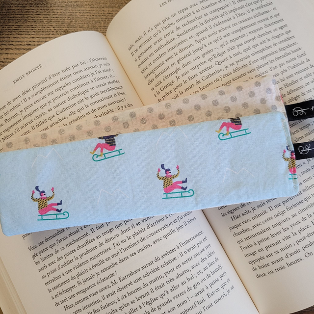 Marque-page 007 : Sports d'hiver Luge