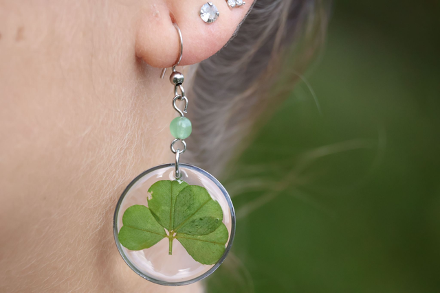 Boucles d'oreilles - Le Trèfle d'Âme
