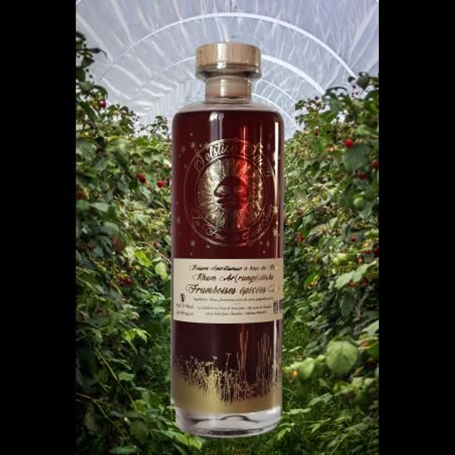 Rhum Arrangé Framboises épicées -70cl/37%vol.