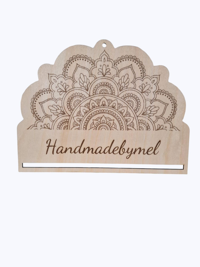 Plaque mandala personnalisée 