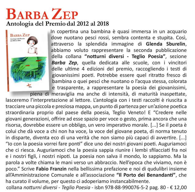 AA.VV., "Barba Zep", qudulibri 2019
