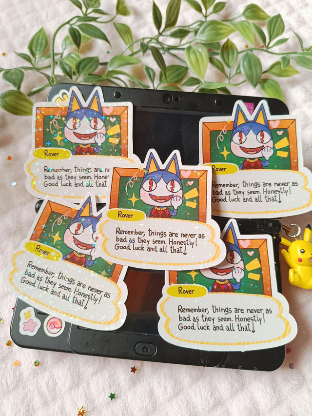 Animal Crossing Rover stickers