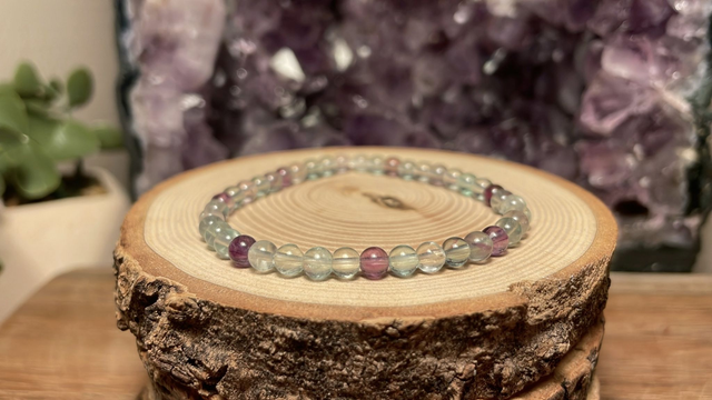 Bracelet FLUORITE 4mm