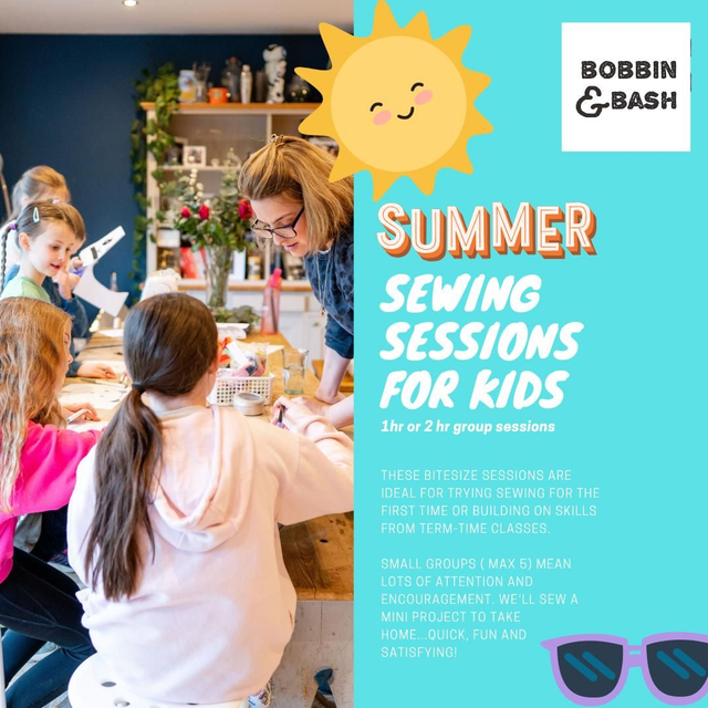 Kids summer sewing classes 