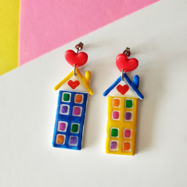 Pendientes CASITA DE AMOR