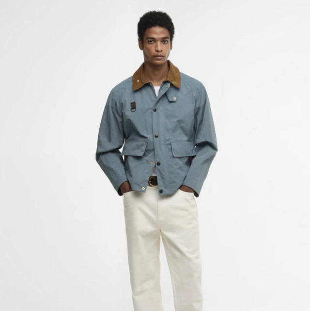 Barbour Icons Spey Casual Jacket Blue Stone