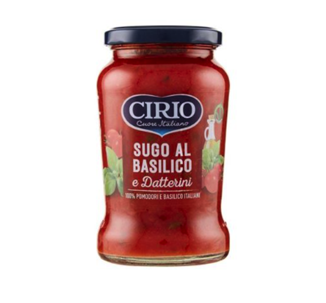 Cirio - Datterino paradicsom és bazsalikom szósz 350g