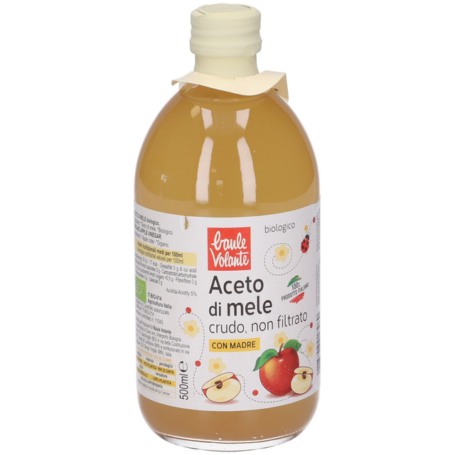 ACETO MELE NON FILTRATO 500ML BV