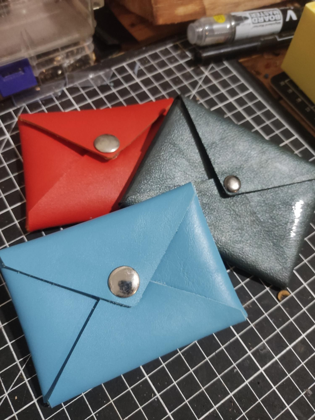 Cuir Porte carte visite