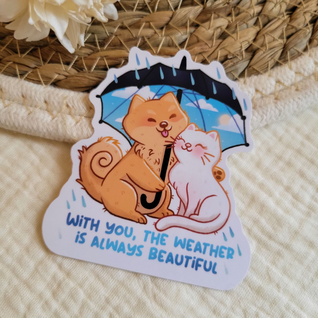 With you, the weather is always beautiful