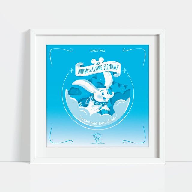 Illustration Attractions Légendaires | 10 Dumbo The Flying Elephant