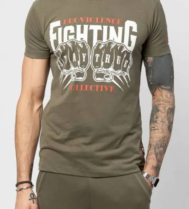 Pro Violence Fighting Coll Shirt