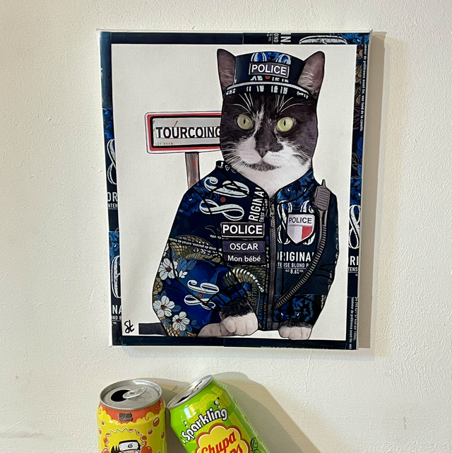 Tableau chat personnalisé 