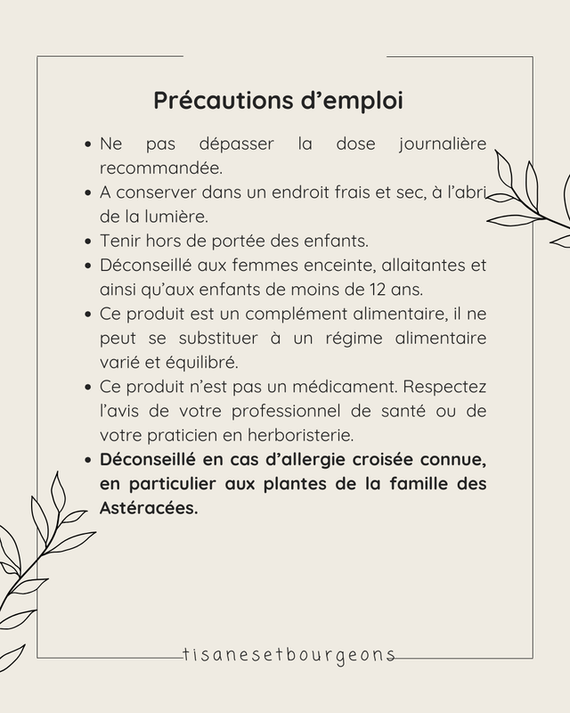 Alcoolature Achillée millefeuille