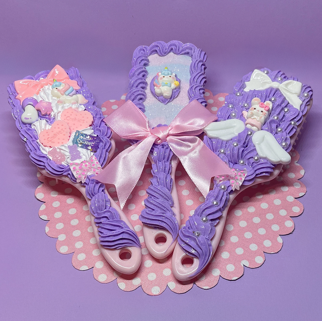 Haarbürste Kawaii Lila 