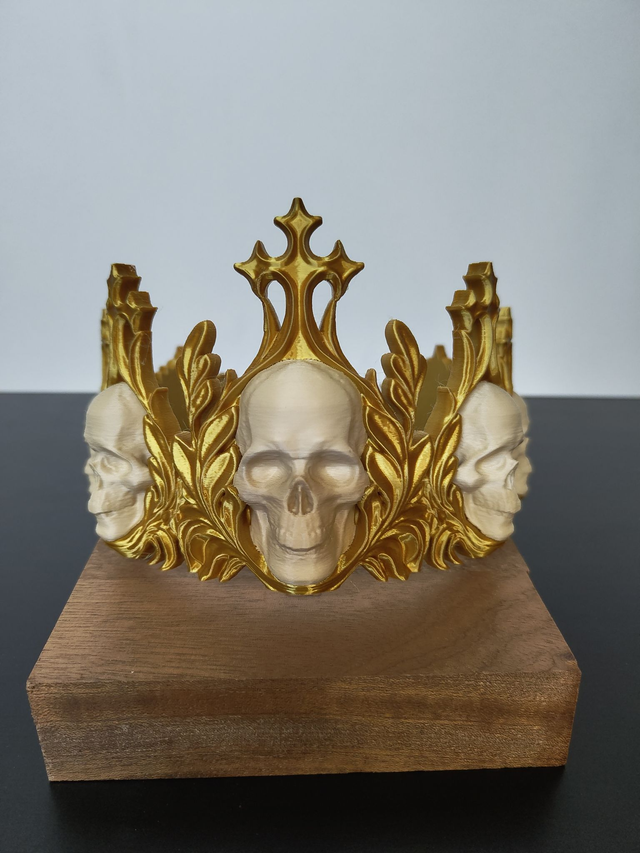 3D Druck: Crown of the Damned, Schädelkrone - Krone der Verdammten 