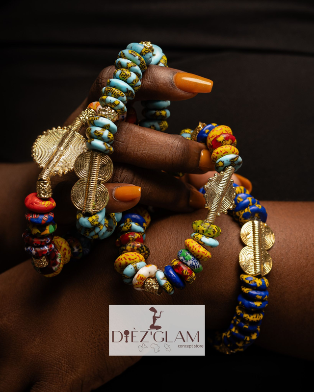 Bracelet Ghanéane Love  Baoulé 