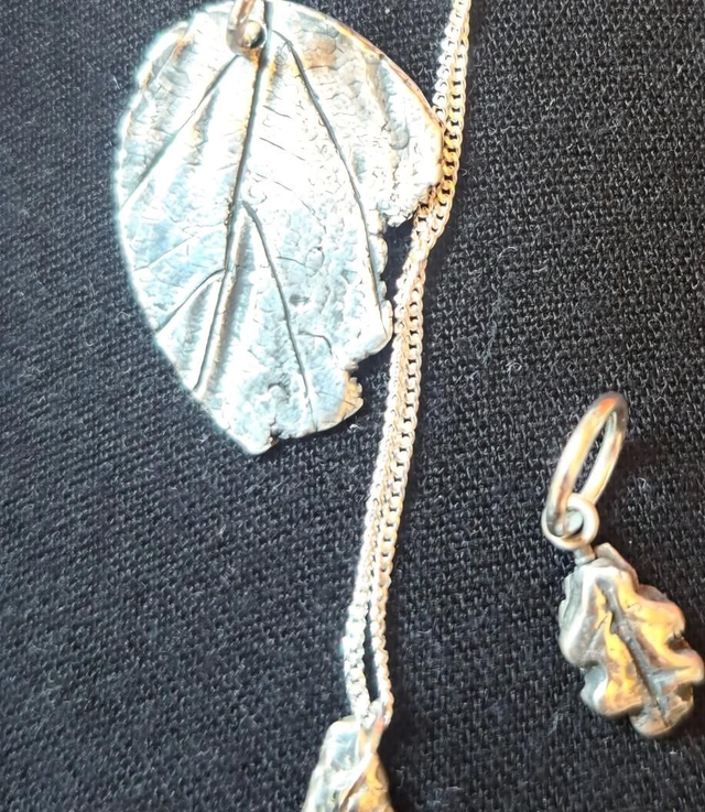 Silver clay and fused glass combined workshop