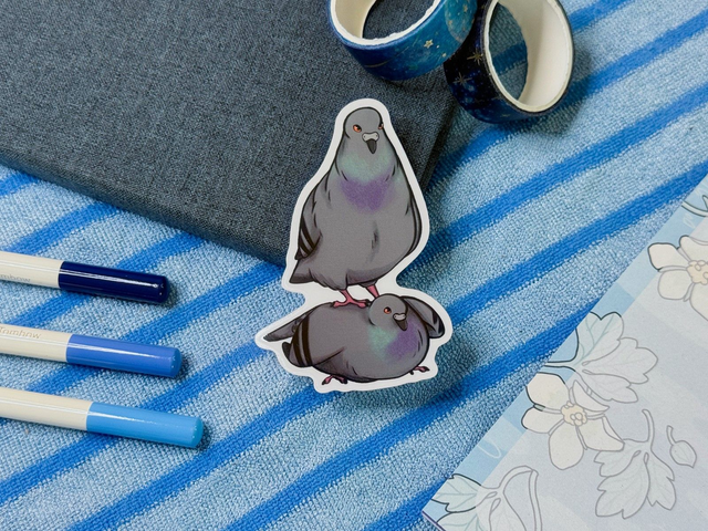 Pigeon Sticker - Ride