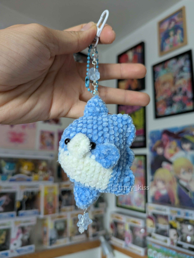 Poisson Lune - Porte-clés