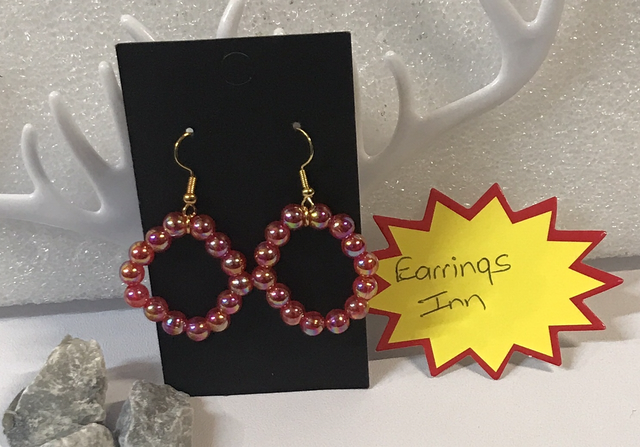 Pink Dangling Earrings - PDE80