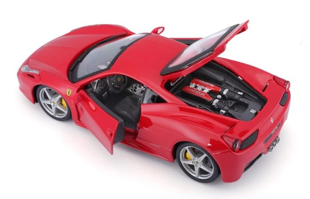 Ferrari 458 Italia rossa burago 26003RD 1/24