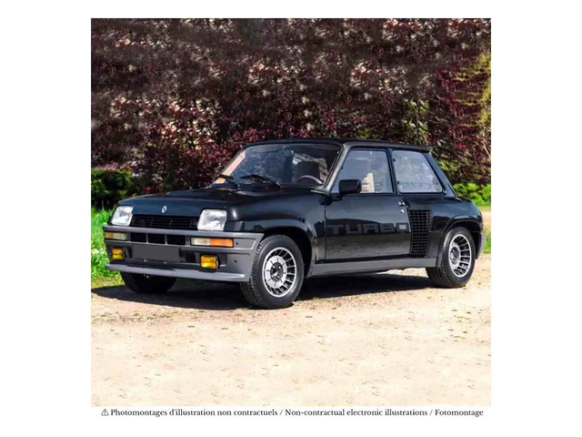 Renault 5 Turbo 1980 Noir Norev 510543 H0