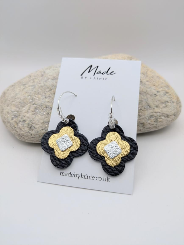 Flower Hoop Earrings (2)