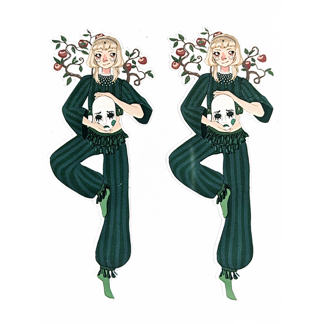 Cure For Me | 2 Cutout Stickers