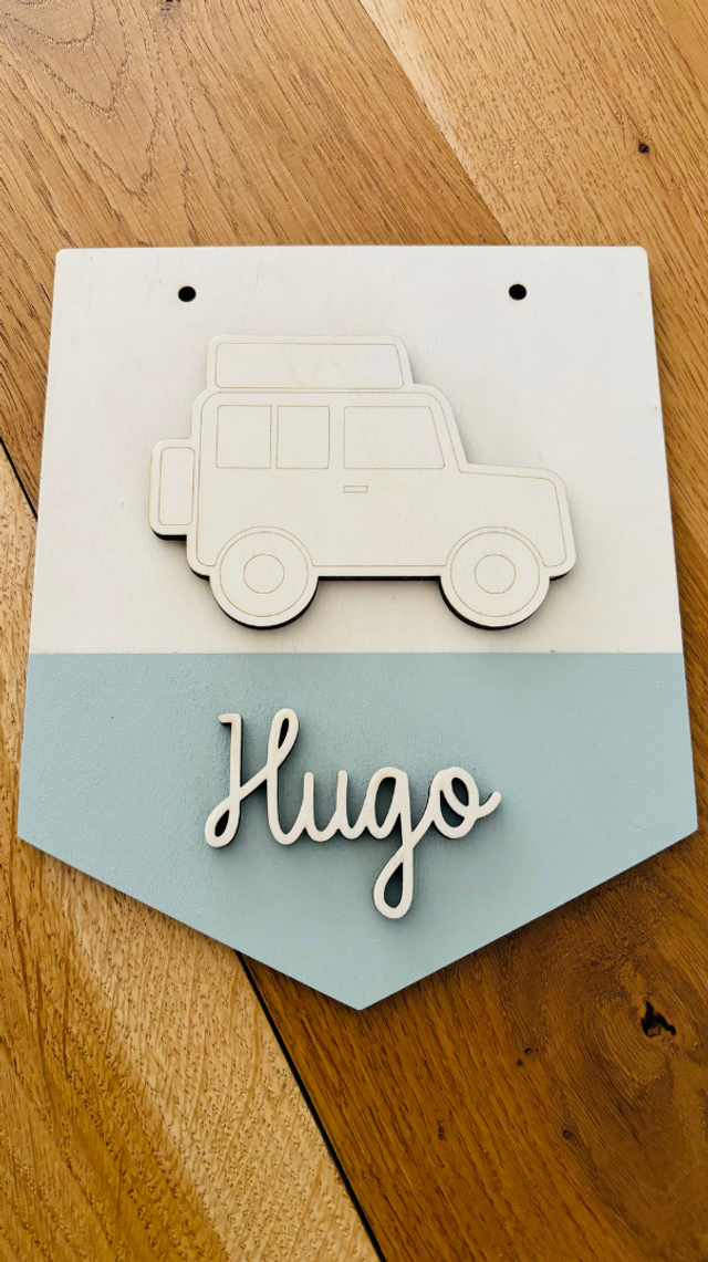 Fanion Jeep - Personnalisable