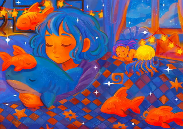 PRINT ORIGINAL - Lagitea's night