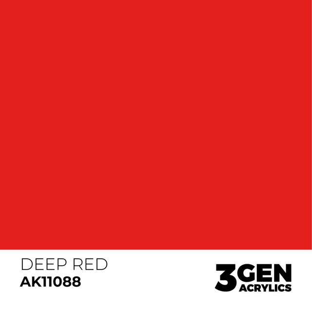 3rd Gen. Acrylics 88 Deep Red
