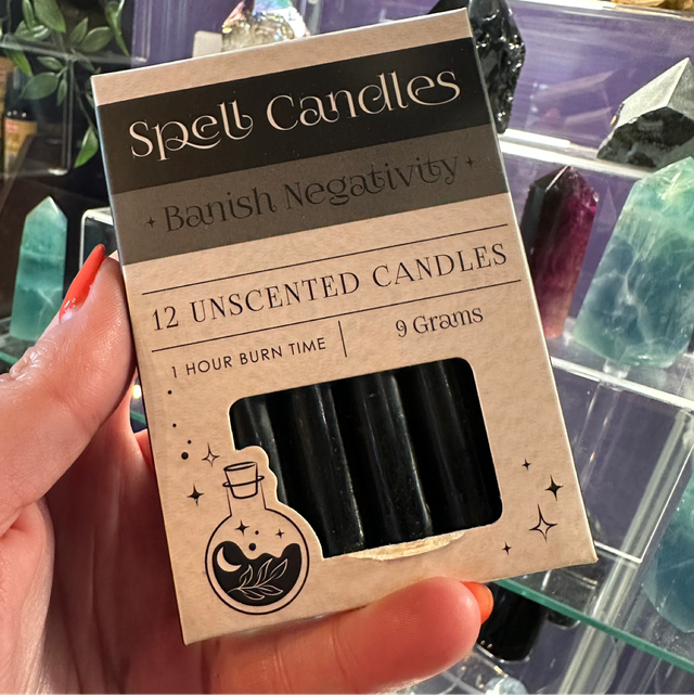 Spell Candles - Banish Negativity 