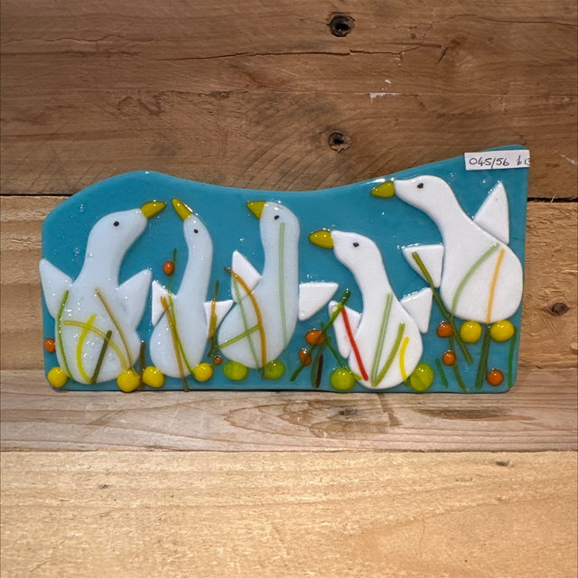 Fused Glass Ducks